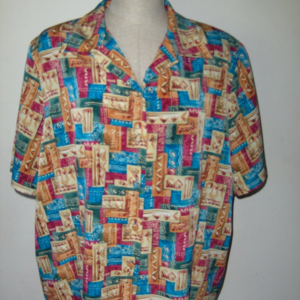 Christie & Jill Women's Blouse Top Size 20W - Picture 2 of 9